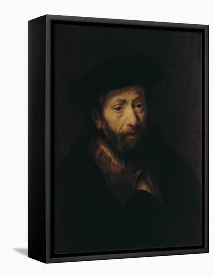 Portrait of an Old Man, 17th Century-Rembrandt van Rijn-Framed Stretched Canvas