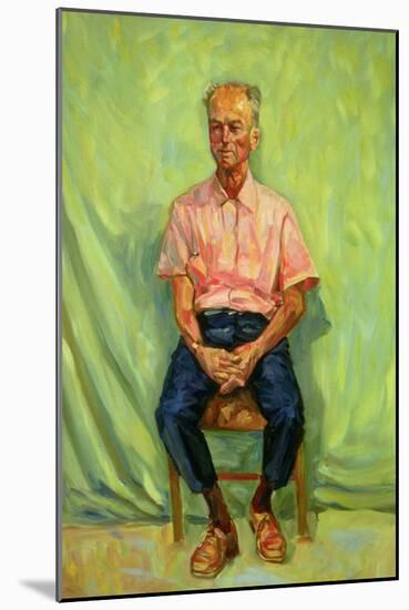 Portrait of an Old Man, 1987-Ted Blackall-Mounted Giclee Print