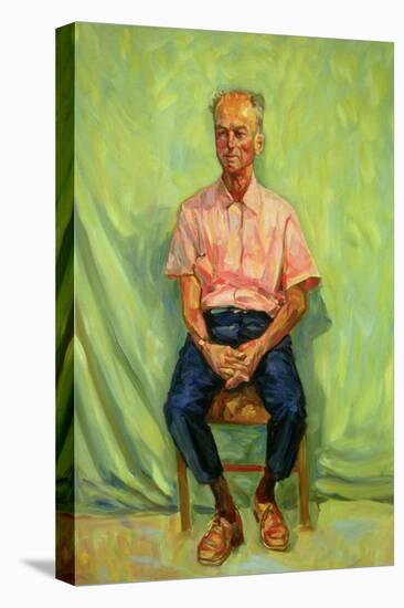 Portrait of an Old Man, 1987-Ted Blackall-Stretched Canvas