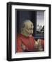 Portrait of an Old Man and His Grandson-Domenico Ghirlandaio-Framed Premium Giclee Print