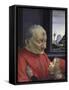 Portrait of an Old Man and His Grandson-Domenico Ghirlandaio-Framed Stretched Canvas