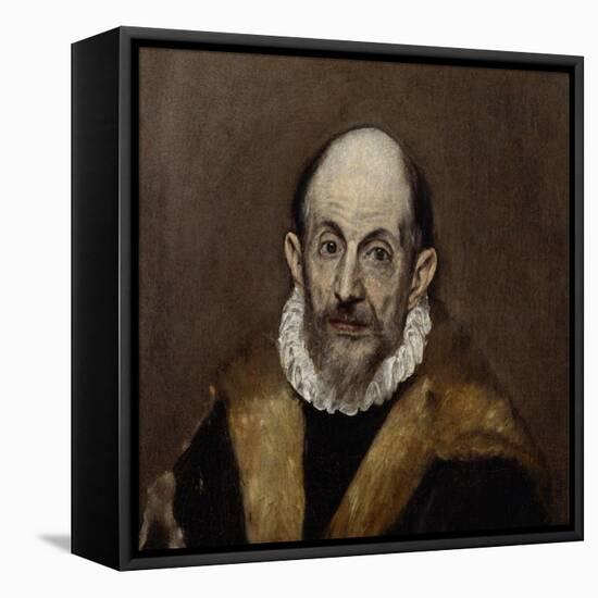 Portrait of an Old Man, c.1590–1600-El Greco-Framed Stretched Canvas