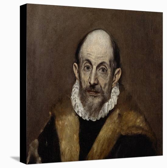 Portrait of an Old Man, c.1590–1600-El Greco-Stretched Canvas