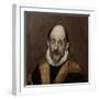 Portrait of an Old Man, c.1590–1600-El Greco-Framed Giclee Print