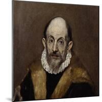 Portrait of an Old Man, c.1590–1600-El Greco-Mounted Giclee Print