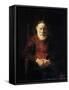 Portrait of an Old Man in Red, 1652-1654-Rembrandt van Rijn-Framed Stretched Canvas