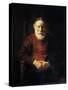 Portrait of an Old Man in Red, 1652-1654-Rembrandt van Rijn-Stretched Canvas
