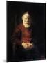 Portrait of an Old Man in Red, 1652-1654-Rembrandt van Rijn-Mounted Giclee Print