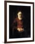 Portrait of an Old Man in Red, 1652-1654-Rembrandt van Rijn-Framed Giclee Print