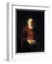 Portrait of an Old Man in Red, 1652-1654-Rembrandt van Rijn-Framed Giclee Print