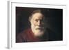 Portrait of an Old Man in Red, 17th Century-Rembrandt van Rijn-Framed Giclee Print