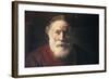 Portrait of an Old Man in Red, 17th Century-Rembrandt van Rijn-Framed Giclee Print