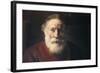 Portrait of an Old Man in Red, 17th Century-Rembrandt van Rijn-Framed Giclee Print