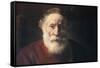Portrait of an Old Man in Red, 17th Century-Rembrandt van Rijn-Framed Stretched Canvas