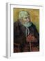 Portrait of an Old Man with a Stick, 1889-90-Paul Gauguin-Framed Giclee Print
