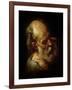 Portrait of an Old Man-Théodore Géricault-Framed Giclee Print