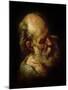 Portrait of an Old Man-Théodore Géricault-Mounted Giclee Print