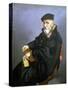 Portrait of an Old Man-Giovanni Battista Moroni-Stretched Canvas