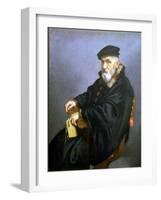 Portrait of an Old Man-Giovanni Battista Moroni-Framed Giclee Print