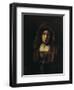 Portrait of an Old Woman, 1654-Rembrandt van Rijn-Framed Premium Giclee Print