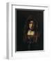 Portrait of an Old Woman, 1654-Rembrandt van Rijn-Framed Premium Giclee Print