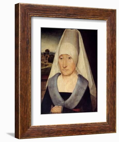 Portrait of an Old Woman by Hans Memling-null-Framed Giclee Print