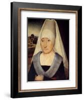 Portrait of an Old Woman by Hans Memling-null-Framed Giclee Print