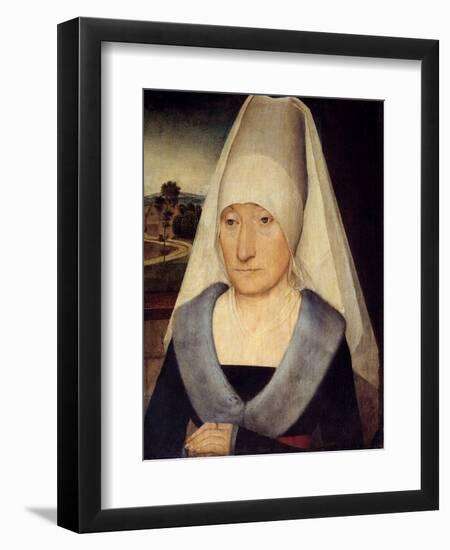 Portrait of an Old Woman by Hans Memling-null-Framed Giclee Print