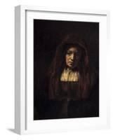 Portrait of an Old Woman-Rembrandt van Rijn-Framed Giclee Print