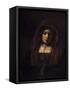 Portrait of an Old Woman-Rembrandt van Rijn-Framed Stretched Canvas