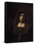 Portrait of an Old Woman-Rembrandt van Rijn-Framed Stretched Canvas