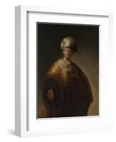 Portrait of an Oriental Man, the Noble Slav, 1632-Rembrandt van Rijn-Framed Giclee Print