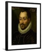 Portrait of an Unknown Count or Officer, Possibly Count John the Old of Nassau or Louis of Nassau-null-Framed Art Print