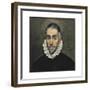 Portrait of an Unknown Gentleman-El Greco-Framed Premium Giclee Print