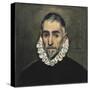 Portrait of an Unknown Gentleman-El Greco-Stretched Canvas