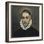 Portrait of an Unknown Gentleman-El Greco-Framed Art Print