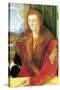 Portrait of an Unknown in Red-Albrecht Dürer-Stretched Canvas