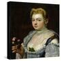 Portrait of an Unknown Lady-Jacopo Robusti Tintoretto-Stretched Canvas