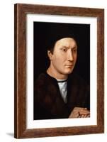 Portrait of an Unknown Man, Ca 1485-Hans Memling-Framed Giclee Print