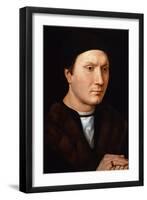 Portrait of an Unknown Man, Ca 1485-Hans Memling-Framed Giclee Print