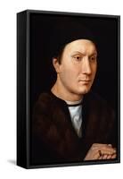 Portrait of an Unknown Man, Ca 1485-Hans Memling-Framed Stretched Canvas