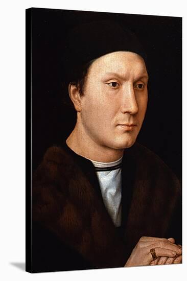 Portrait of an Unknown Man, Ca 1485-Hans Memling-Stretched Canvas