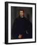 Portrait of an Unknown Man (The Man with Grey Eyes, or The Englishman)-Titian-Framed Giclee Print