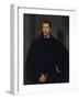 Portrait of an Unknown Man (The Man with Grey Eyes, or The Englishman)-Titian-Framed Giclee Print