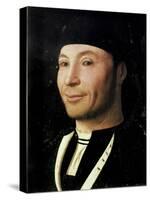 Portrait of an Unknown Man-Antonello da Messina-Stretched Canvas