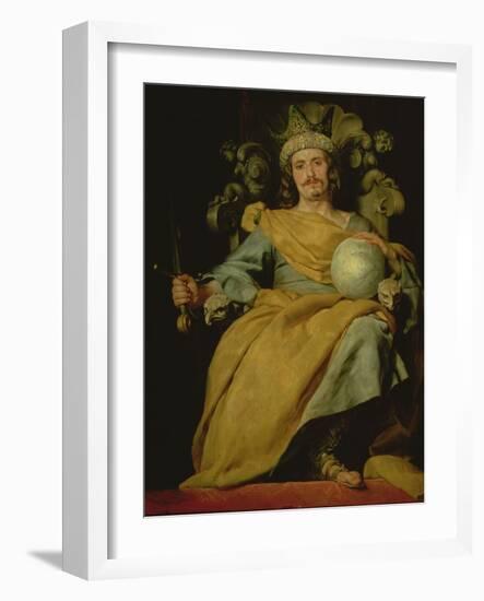 Portrait of an Unknown Spanish King (Oil on Canvas)-Alonso Cano-Framed Giclee Print