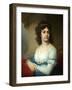 Portrait of an Unknown Woman in White Gown with Blue Ribbon, End 1790s-Vladimir Lukich Borovikovsky-Framed Giclee Print