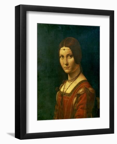 Portrait of an Unknown Woman (La Belle Ferronier), C1490-Leonardo da Vinci-Framed Giclee Print