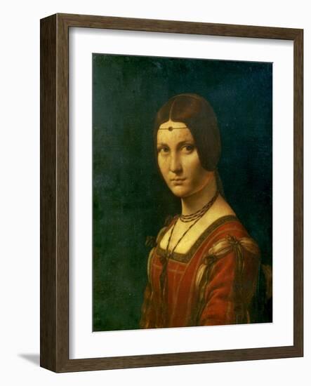 Portrait of an Unknown Woman (La Belle Ferronier), C1490-Leonardo da Vinci-Framed Giclee Print