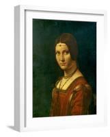 Portrait of an Unknown Woman (La Belle Ferronier), C1490-Leonardo da Vinci-Framed Giclee Print